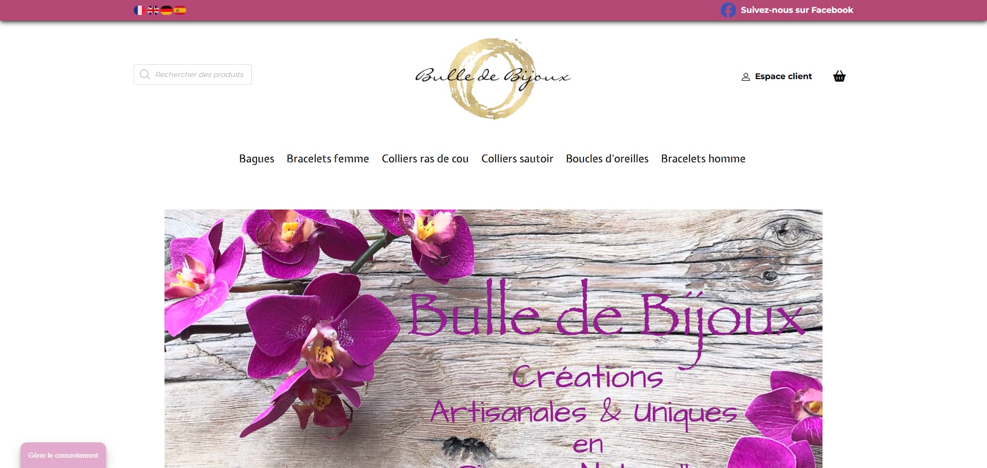 photo du site Bulle de Bijoux