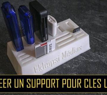 support de clés USB imprimé en 3d